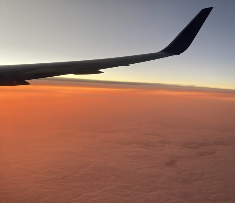 wing of a plane