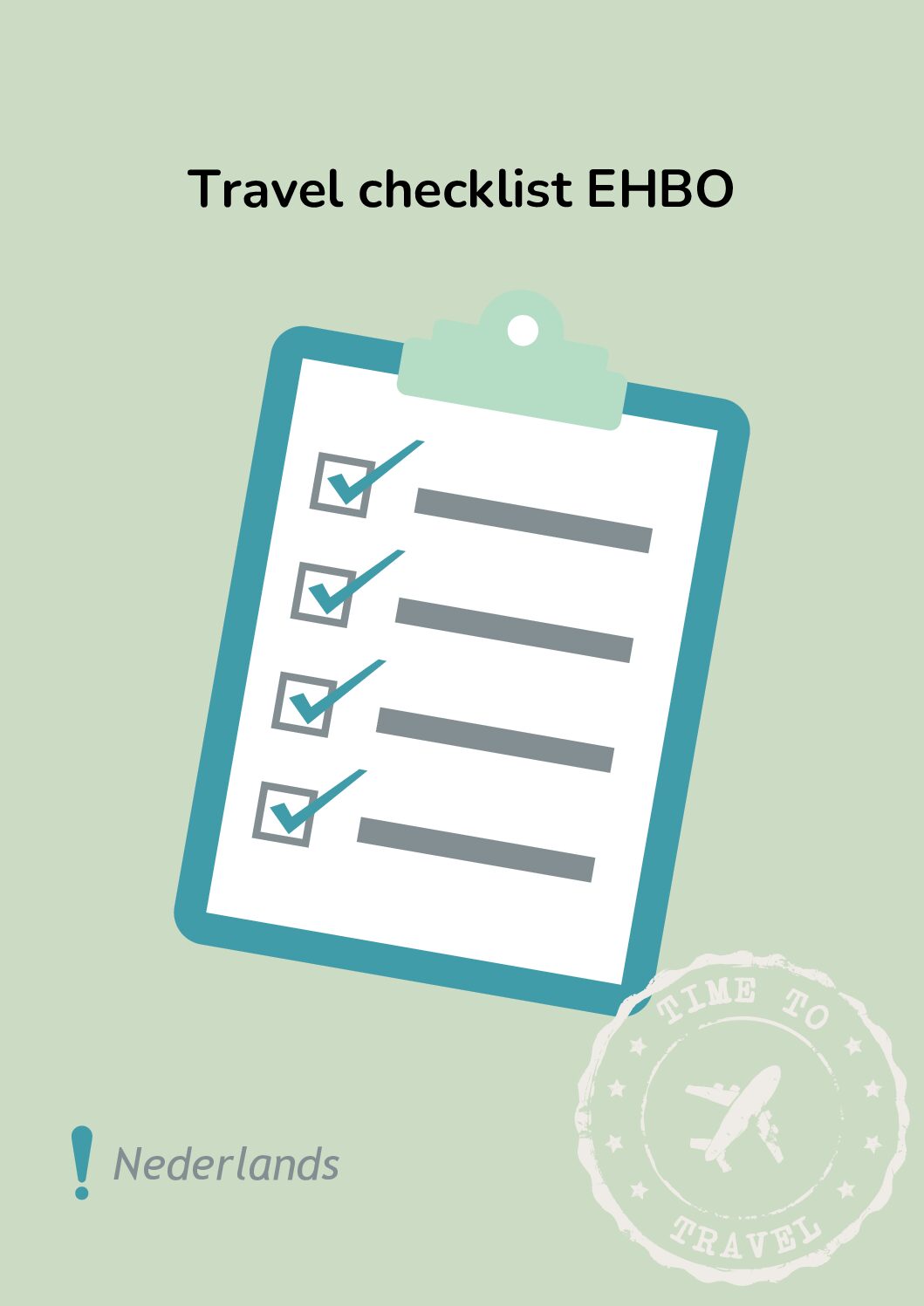 Checklist Travel - EHBO