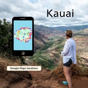 kauai google maps travel planner